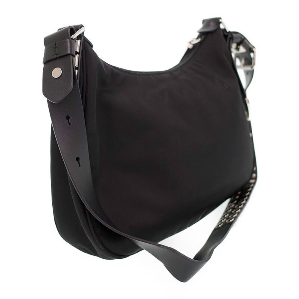 Prada Studded Bag Shoulder Black - Picture 1 of 9